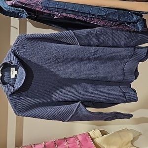 Aerie oversized blue knitted sweater size large